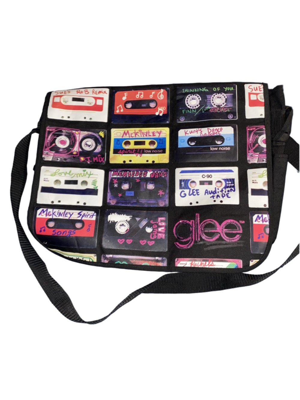 Women's Glee Mix Tape Crossbody Messenger Bag One Size